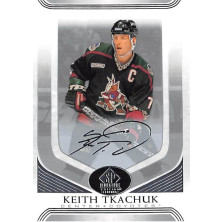 Tkachuk Keith - 2020-21 SP Signature Edition Legends Silver Script No.41