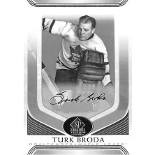 Broda Turk - 2020-21 SP Signature Edition Legends Silver Script No.43