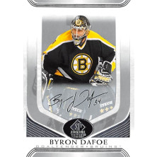 Dafoe Byron - 2020-21 SP Signature Edition Legends Silver Script No.201