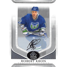 Kron Robert - 2020-21 SP Signature Edition Legends Silver Script No.210