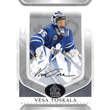 Toskala Vesa - 2020-21 SP Signature Edition Legends Silver Script No.281