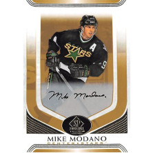 Modano Mike - 2020-21 SP Signature Edition Legends Gold No.322