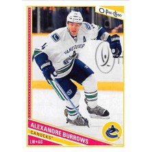 Burrows Alexandre - 2013-14 O-Pee-Chee No.215