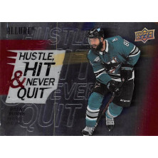 Burns Brent - 2021-22 Allure Hustle, Hit & Never Quit No.10