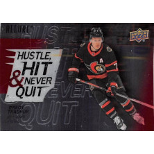 Tkachuk Brady - 2021-22 Allure Hustle, Hit & Never Quit No.14