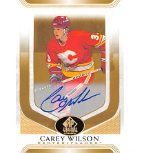 Wilson Carey - 2020-21 SP Signature Edition Legends Gold Spectrum Foil Autographs No.123