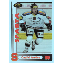 Kratěna Ondřej - 2001-02 OFS Insert RED modrá No.RE19D