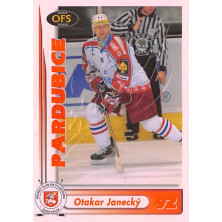 Janecký Otakar - 2001-02 OFS Insert RED červená No.RE12D