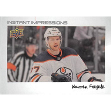 Foegele Warren - 2022-23 Upper Deck Instant Impressions No.4