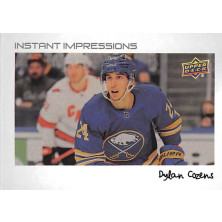 Cozens Dylan - 2022-23 Upper Deck Instant Impressions No.24