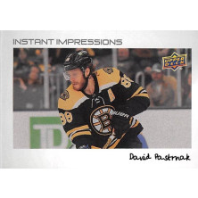 Pastrňák David - 2022-23 Upper Deck Instant Impressions No.44