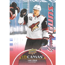 Jeník Jan - 2021-22 Upper Deck Canvas Young Guns No.97