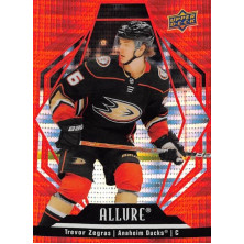 Zegras Trevor - 2022-23 Allure Red Rainbow No.60