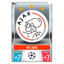 Znak Ajax - 2021-22 Topps Match Attax UCL No.1