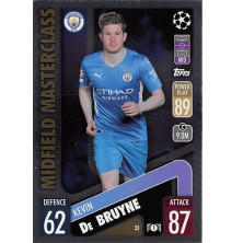 De Bruyne Kevin - 2021-22 Topps Match Attax UCL No.23