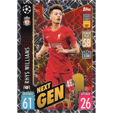 Williams Rhys - 2021-22 Topps Match Attax UCL No.52