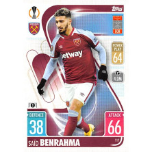 Benrahma Said - 2021-22 Topps Match Attax UCL No.117