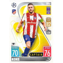 Koke - 2021-22 Topps Match Attax UCL No.202