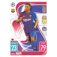 Fati Ansu - 2021-22 Topps Match Attax UCL No.222
