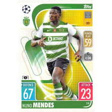 Mendes Nuno - 2021-22 Topps Match Attax UCL No.310