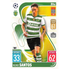 Santos Nuno - 2021-22 Topps Match Attax UCL No.315