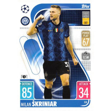 Škriniar Milan - 2021-22 Topps Match Attax UCL No.338
