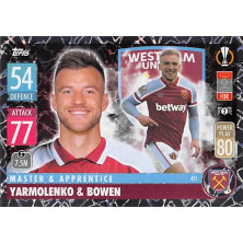 Yarmolenko Andriy, Bowen Jarrod - 2021-22 Topps Match Attax UCL No.421