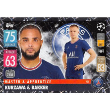 Kurzawa Layvin, Bakker Mitchel - 2021-22 Topps Match Attax UCL No.423