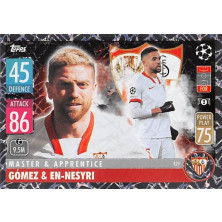 Gomez Papu, En-Nesyri Youssef - 2021-22 Topps Match Attax UCL No.429