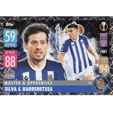 Silva David, Barrenetxea Ander - 2021-22 Topps Match Attax UCL No.430