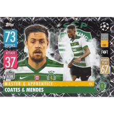 Coates Sebastian, Mendes Nuno - 2021-22 Topps Match Attax UCL No.434
