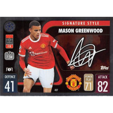 Greenwood Mason - 2021-22 Topps Match Attax UCL No.437