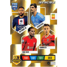 Neymar Jr, Courtois Thibaut, van Dijk Virgil, Kimmich Joshua - 2023 Adrenalyn XL FIFA 365 No.5