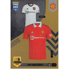 Second Skin Manchester United FC - 2023 Panini Adrenalyn XL FIFA 365 No.132