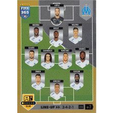 Line-Up Olympique Marseille - 2023 Panini Adrenalyn XL FIFA 365 No.220