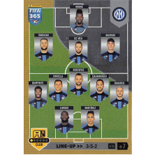 Line-Up Inter Milan - 2023 Panini Adrenalyn XL FIFA 365 No.310