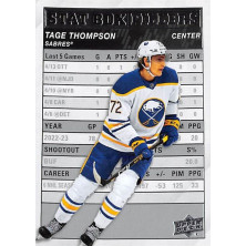 Thompson Tage - 2023-24 Upper Deck Stat Box Fillers No.19