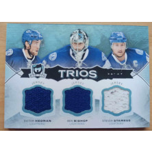 Stamkos Steven, Bishop Ben, Hedman Victor - 2014-15 The Cup Cup Trios Jersey  No.C3-TBL A3