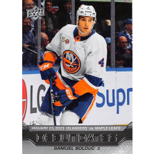 Bolduc Samuel - 2023-24 Upper Deck Debut Dates No.6