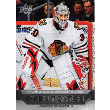 Stauber Jaxson - 2023-24 Upper Deck Debut Dates No.8