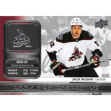 McBain Jack - 2023-24 Upper Deck Rookie Retrospective No.1
