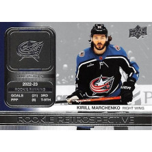 Marchenko Kirill - 2023-24 Upper Deck Rookie Retrospective No.2