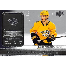 Parssinen Juuso - 2023-24 Upper Deck Rookie Retrospective No.6