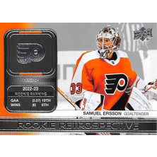Ersson Samuel - 2023-24 Upper Deck Rookie Retrospective No.8