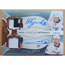 Kucherov Nikita, Drouin Jonathan - 2016-17 The Cup Dual Signature Materials No.S12-KD A3