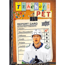 Pettersson Elias - 2023-24 Upper Deck Teachers Pet No.10