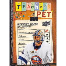 Sorokin Ilya - 2023-24 Upper Deck Teachers Pet No.19