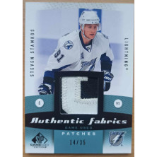 Stamkos Steven - 2010-11 SP Authentic Authentic Fabrics Patches No.AF-SS A3 Čti popis!