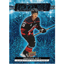 Aho Sebastian - 2023-24 Upper Deck Dazzlers Blue No.42