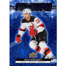 Hischier Nico - 2023-24 Upper Deck Dazzlers Blue No.83